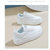 2025 New spring shoes for women green trainers platform lace up sneakers woman hip hop chunky sports shoes faux leather sneaker