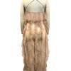 Chic and Elegant Summer Dress Women Halter Sexy Birthday Dress Transparent Mesh Backless Maxi Dress Wholesale Dropshipping