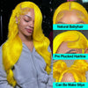 Light Yellow 613 13x6 HD Lace Frontal Wig Human Hair Body Wave Transparent Lace Wig 613 Colored Human Hair Wigs 200% For Women