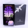 18Pcs/Box Soap Flower Bouquet Beautiful Flora Scented Bath Soap Flower in Gift Box for Anniversary Valentine's Day Mother Day