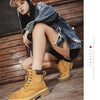 Boots Men High Top Boots High Quality Women Leather Shoes Fashion Outdoor Sneakers Men Lace Up Non-Slip Ankle Boots for Couple