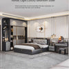 Minimalist Modern Full Bedroom Set Design Dresser Comfy Storage Double Bedroom Set Elegant Black Letto Matrimoniale Furniture