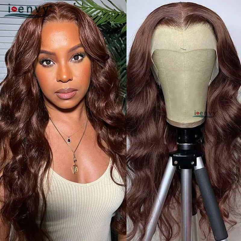 13X6 Ginger Blonde Lace Front Human Hair Wigs Red Burgundy 13x4 Body Wave Transparent HD Lace Frontal Wig Brown Lace Front Wig