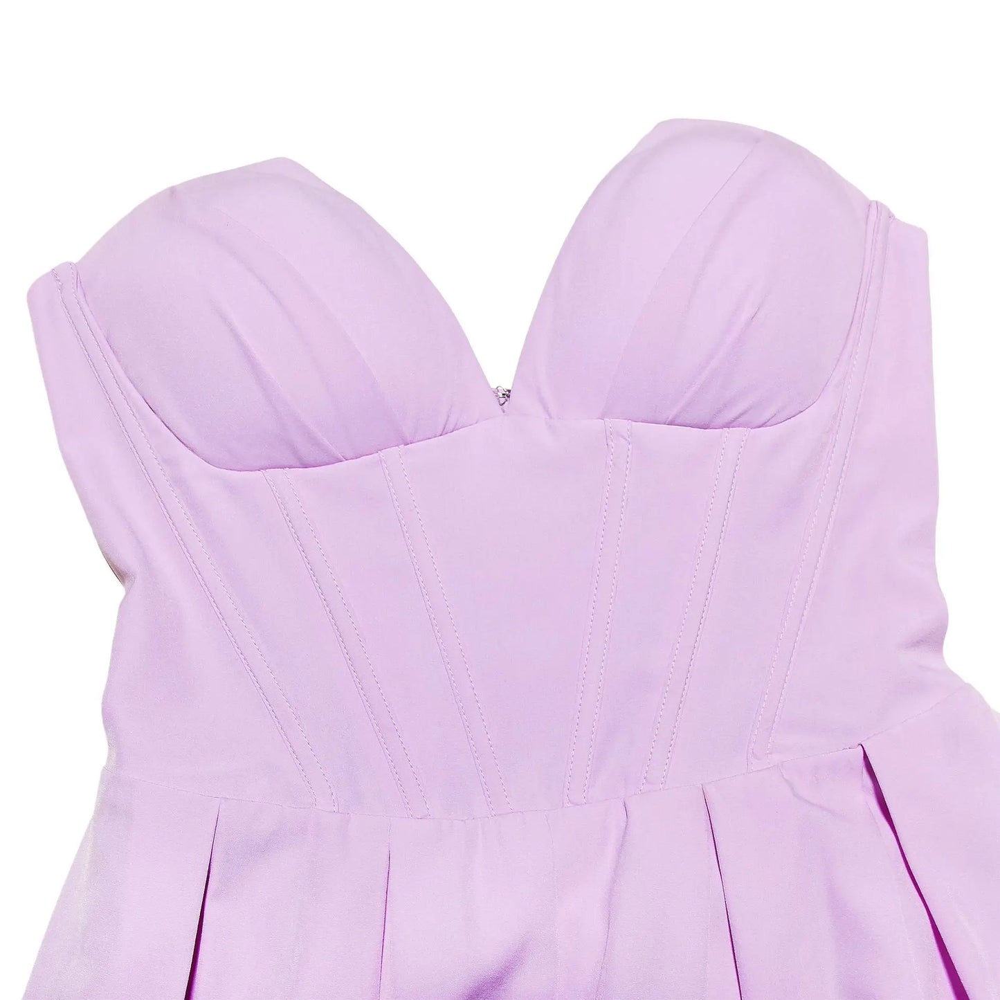 Mingmingxi Summer Wedding Guest Dresses for Women 2024 New Arrivals Purple Corset Sexy Dress Mini Elegant Fit and Flare Dress