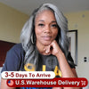 Natural Wave Gray Short Bob Salt And Peppe Glueless Closure Lace Wig Brazilian Human Hair Ready to Wear Lace Wigs For Women