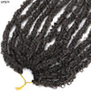 14 12 inch Butterfly Faux Locs Crochet Hair Braids Pre looped Distressed Goddess Butterfly Soft Locs Crochets Braids Cheveux Lok