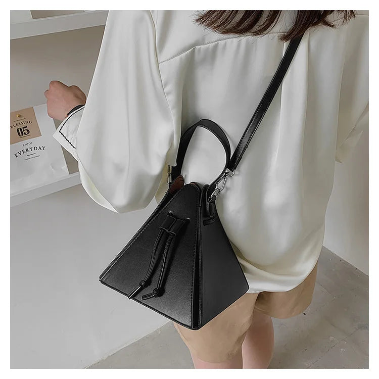 Fashion Ladies Shoulder Bags Handbag Sense of luxury Women Bags High quality Leather Crossbody Bag Designer Female Triangle Bags