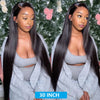 28 30 Inch 6x4 4x4 Pre-Cut Glueless Wig Human Hair Ready To Wear Straight Glueless Wigs Pre-Plucked Top Brazilian Wigs for Women