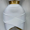 Women Sexy Top Short Skirt Bodycon Bandage Two Pieces Sets White Black 2025 Evening Party Luxury Birthday Outfit Nightclub Suits