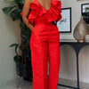 Wmstar Women's Two Piece Set V Neck  Solid Short Sleeve Office Lady Summer Office Lady Sexy Matching Suit Wholesale Dropshipping