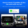 CarAiBOX CarPlay Ai Box Qualcomm 6125 8-Core CPU Android 13.0 System Wireless CarPlay Android auto Built-in Google Play Store