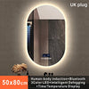 Bathroom Smart Makeup LED Mirror Adjustable light With Bluetooth Speaker Anti-Fog Human Body Induction Hotel Decoration Mirror