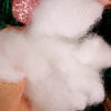 Christmas Fake Snow Cotton Like Artificial White Snow Fluffy Fiber Stuffing Snow Covering for Winter Christmas Tree Decoration