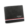 Short Men Wallets Zipper Coin Pocket Slim Card Holder Name Engraved Luxury Male Purses High Quality PU Leather Men's Wallet