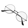 New Metal Frame Glasses Clear Round Lens Eye Glasses for Women Men Large Oversized Eyeware Harajuku Decorative Glasses Gifts