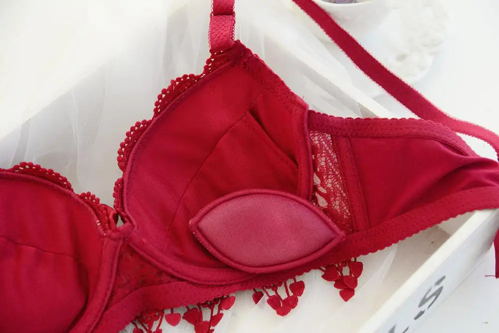 Midnite StarSolid Wireless Sexy Simple Push Up Bra Lace Floral Adjusted Bralette Lingerie Comfort Breathable Bras For Women