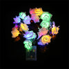 Rose LED Flower String Lights Garland Fairy Lights Romantic Lamp 3M 20LEDs For Wedding Valentines Day Christmas Party Decoration