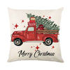 Linen Christmas Pillow Cover Snowman Elk Pillow Case 2024 Christmas Decoration for Home New Year Sofa Car Cushion Cover 45x45cm