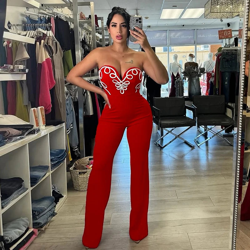 CUTENOVA Women'S Spring Summer Camisole V-Neck Offset Printed Zipper Sleeveless Slim Jumpsuit Fashion  Casual Sexy Jumpsuits