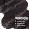 Brazilian Body Wave Bundles with 13x4 Lace Closure Real Human Hair Closure with 3 Bundles Weave Virgin Hair Natural Black Color
