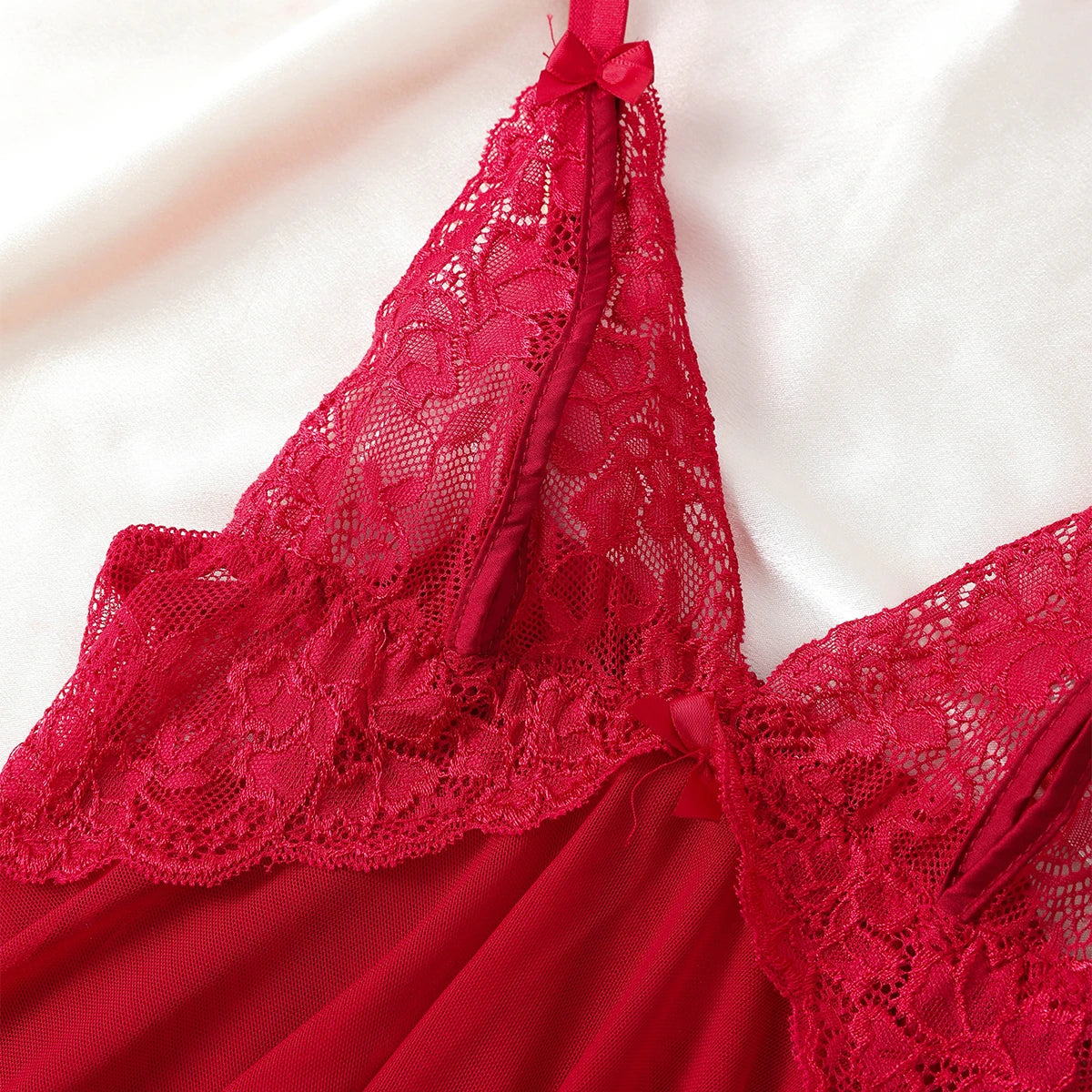 Sexy Summer Open Bra Deep V-neck Pajamas Women's Fashion Cute Lingerie Clothing Soothing Soft Sleeveless Mini Thongs Skirt Set