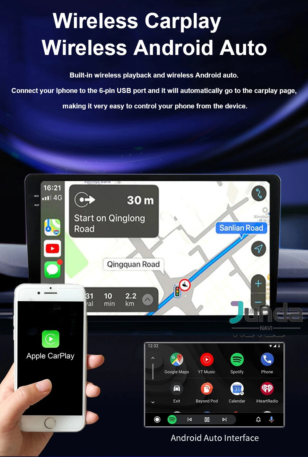 Android 14 Carplay Auto For Renault Master 2019 2020 2021 2022 Car Radio Navigation DVD Video Player 2 Din Stereo 360 Camera DSP