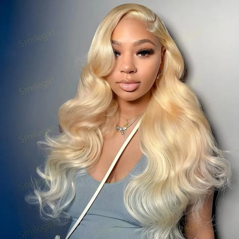 613 Blonde Wig Body Wave Wigs Human Hair 13x6 Hd Lace Frontal Wig Transparent Lace 250 Density 13x4 Lace Front Human Hair Wig