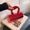 Women Mini Evening Bag Metal Handles Wallet Shoulder Bag Solid Color Clutch Bag Large Capacity Everyday Shoulder Bag Daily Bag