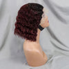 10-16 Inches 200% Density Water Wave Bob Human Hair Wigs  Short Deep Curly Brazilian Remy Human Hair Wigs for Black Women