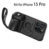 Ulanzi O-LOCK Phone Video Kit for iPhone 15 Pro/Pro Max 15M Remote Selfie Kit Magsafe Phone Case & Grip Handle Kit Vlog Kit