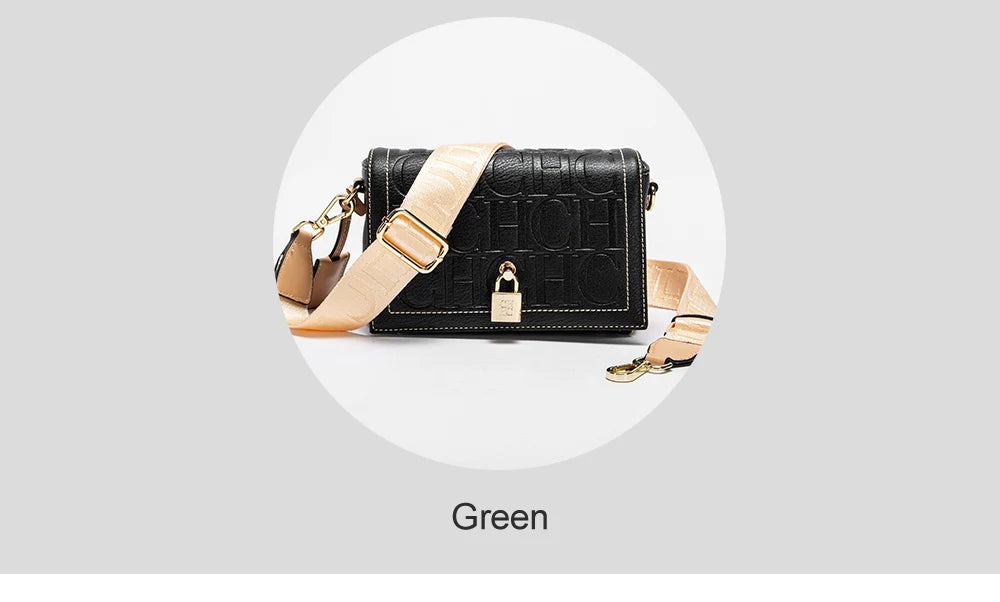Fashionable Classic Light Luxury Design Exquisite Craftsmanship Women's New Shoulder Bag Letter PU Material Crossbody Bag