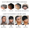 Chocolate Brown Short Pixie Cut Wig Human Hair For Black Women Machine Made Wigs With Bangs Brown Pixi Short Human Hair Wigs