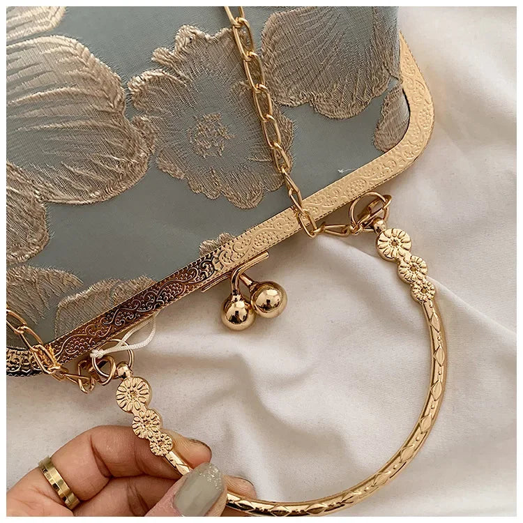 Luxury High Design Women Evening Bag Brand Party Banquet Glitter Bag for Ladies Wedding Clutch Handbag Shoulder Bag Chain Bolsas