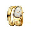 Classic Snake Shape Watch For Women Gold Silver Scaleable Bracelet Womens Watches Bling Diamonds Quartz Ladies Wristwatch