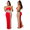 Sexy Summer Women Clothing Mesh Transparent Strap Long Dress One-piece Chic Style Mid-waist Length