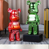 20/28/35cm Aesthetic Bear Figure Stautes Ceramics Violent Bear Figurines Sculptures Decor Luxury Room Decorations Home Ornament
