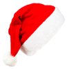 Red Gold Silk Velvet Border Christmas Hat for Adults and Children, Snowman, Elk, Santa Claus, Hat Decoration, New, 2024