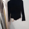 Summer Women T Shirt Girls T-Shirt Woman Clothes Long Sleeve Tops Spring Black Slim Tshirt Female Crop Top Tee Sexy Skinny Y2k