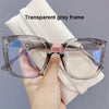Retro Fashion Anti-blue Light Glasses Men Women Transparent Computer Glasses Frame Eyeglass Frame Flat Glasses Square Eyeglasse