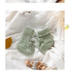 Infant Baby Shoes Cotton Knitted Newborn Girl Boy Boots Fashion Solid Warm Toddler Kid Slip-On Bed Shoes Handmade 0-18M Footwear