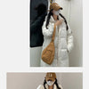 EVNISI Women Zipper Up Pockets Down Coat oversize Loose Coat Turtleneck Thicken Long Coat Women Casual Parkas 2024 Autumn Winter