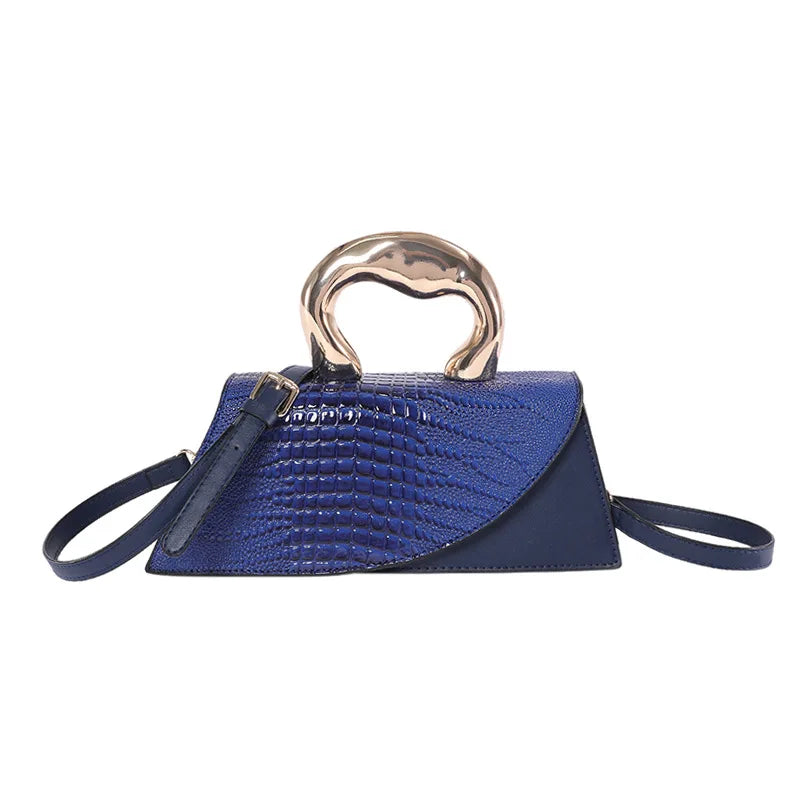 Solid Alligator PU Shoulder and Crossbody Bags Personality Designer Style High Quality Hand Bags for Women 2024 Fashion Hot Sale
