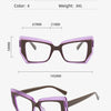 New Clear Thick Frame Eyewear Anti Blue Light Blocking Glasses Square Optical Eyeglasses For Women eye glasses for men