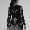 Znaiml Elegant Long Sleeve Playsuit Nightclub Rompers Birthday Outfits Woman Sparkly Diamonds Rhinestone Short Jumpsuits Luxury