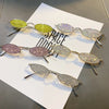 Small Frame Cat Eye Diamond Sunglasses Women Luxury Brand Designer Rhinestone Sun Glasses Sexy Women Eyeglasses oculos de sol
