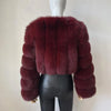 2023 Neuer kurzer Stil Echtfuchspelzmantel Winter Damen Natur Warme Mode Luxus