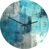 Funny Frog Acrylic Wall Clock Beach Starfish Record Marble Cat Retro Wall Decoration Clocks for Living Room Bedroom Office Home