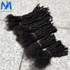 Dreadlock Extension Human Hair 0.6cm Thickness 8 Inch Full Handmade Permanent Locs Can Be Dyed and Bleached for Women Men