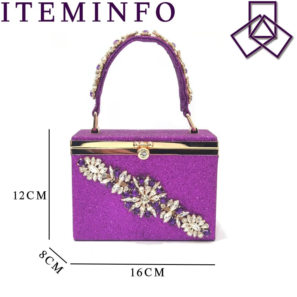 Spot Goods Red Color 2024 New Arrival Special Design Women Party Shoes Matching Bag Set For Luxury Wedding Party Women
