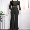 MD New African Women Long Jumpsuit 2023 Spring Summer Wedding Party Rompers Pants Set Dubai Turkey Ladies Dashiki Ankara Outfit